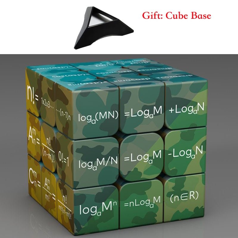 Rubik's Cube 3x3x3 Magic Puzzle Cube Math Chemistry Element Physical Kids Puzzle Cube with Base Magico Cubo Children's Gifts Educational Toys