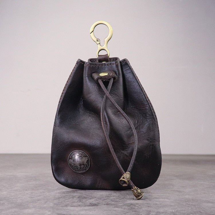 Artificial Leather Dice Bag Vintage Waist Bag Japanese Style Drawstring Pouch For D&D MTG RPG Table Games Gift Ideas Coin Purse - Madee's Boutique Madee's Boutique DS d & d d and d