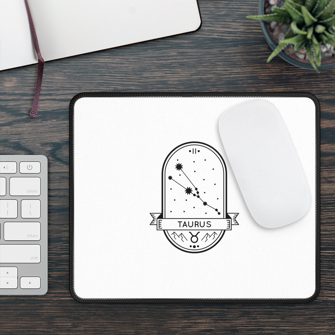 Astrology Sign Taurus Mouse Pad With 11 Design Choices - Madee's Boutique Home Decor Printify Accessories aesthetic gift