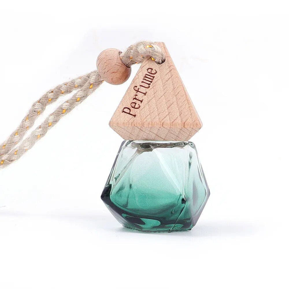 Auto Aromatherapy Fragrance Pendent Bottle Perfume Diffuser Hanging Glass Bottle Empty Perfume - Madee's Boutique Madee's Boutique DS aromathérapie cadeau spirituel