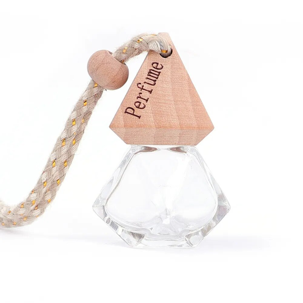 Auto Aromatherapy Fragrance Pendent Bottle Perfume Diffuser Hanging Glass Bottle Empty Perfume - Madee's Boutique Madee's Boutique DS aromathérapie cadeau spirituel