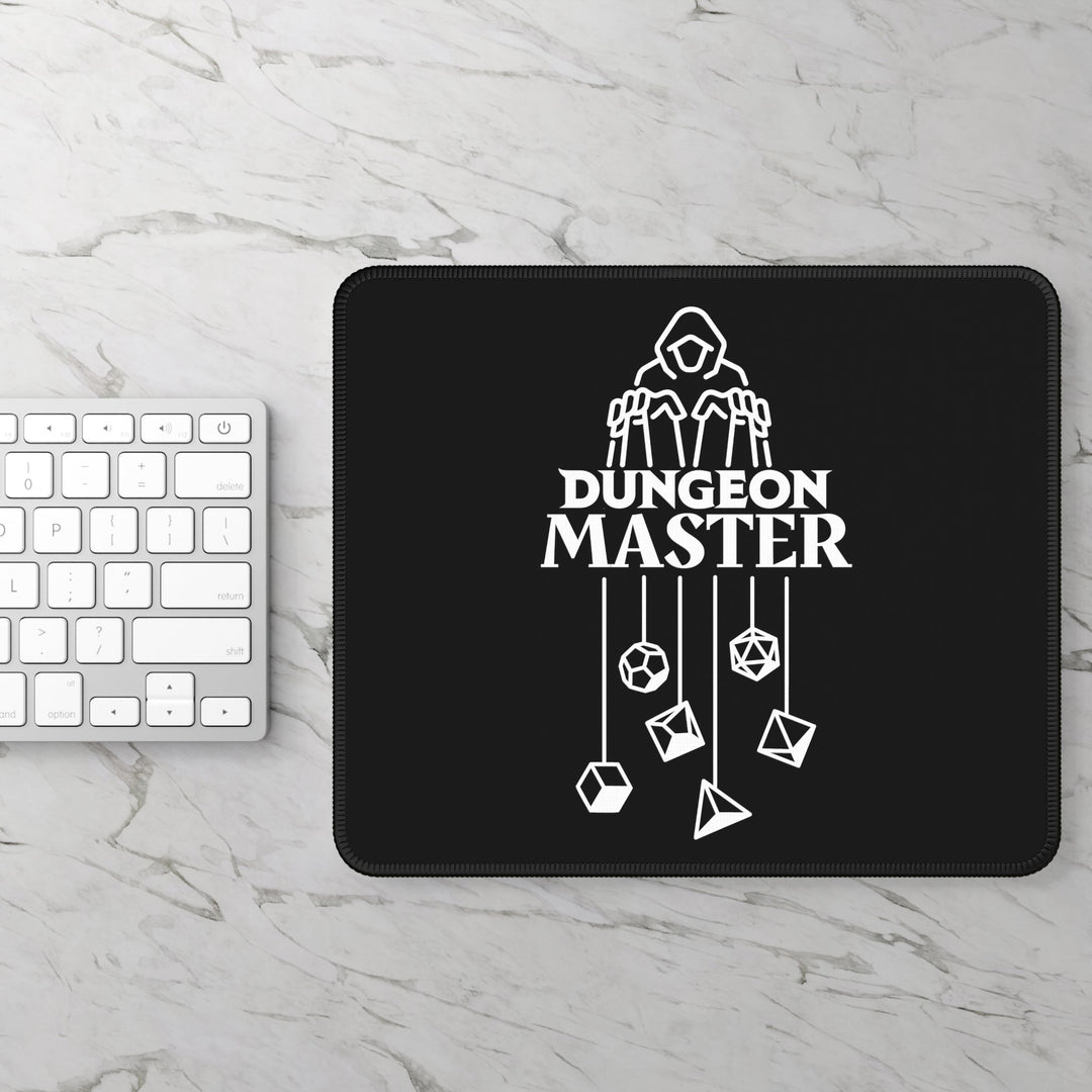 Black Dungeon Master Gaming Mouse Pad DND - Madee's Boutique Home Decor Printify Accessories anniversary gift for husband