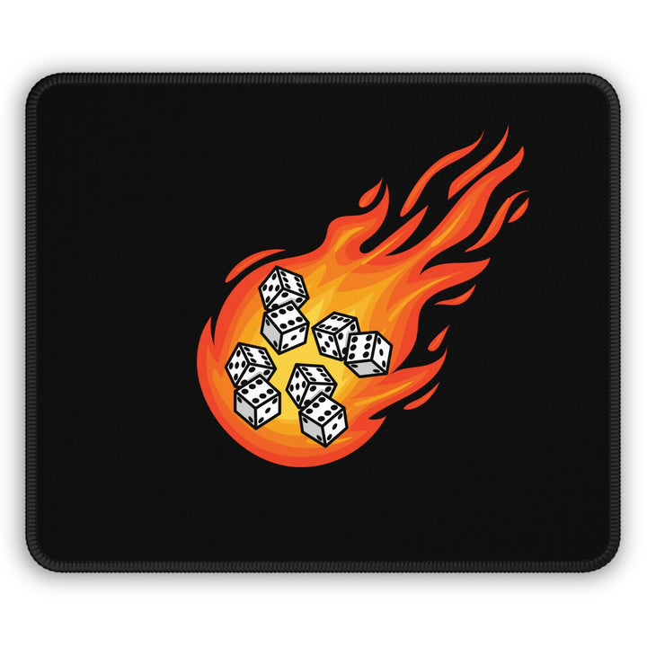 Black Fireball D&D Gaming Mouse Pad - Madee's Boutique Home Decor Printify Accessories anniversary gift for husband