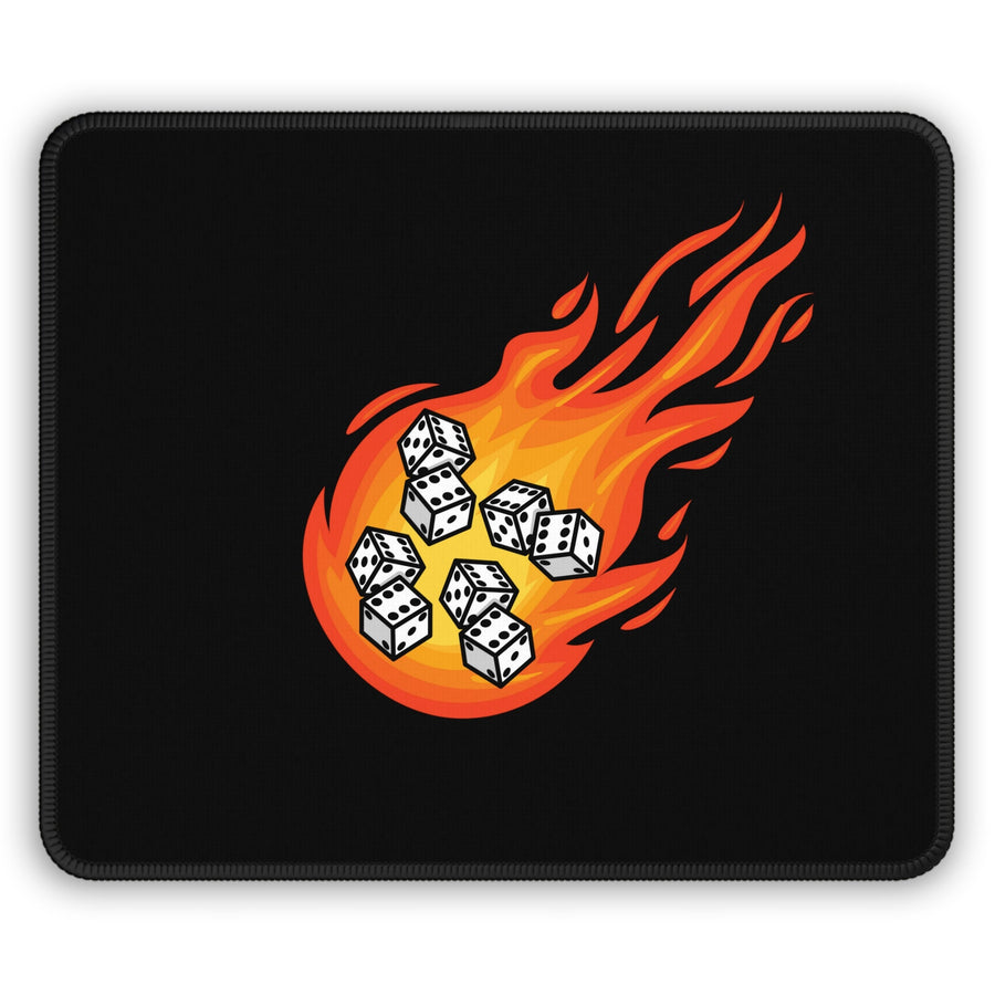 Black Fireball D&D Gaming Mouse Pad - Madee's Boutique Home Decor Printify Accessories anniversary gift for husband