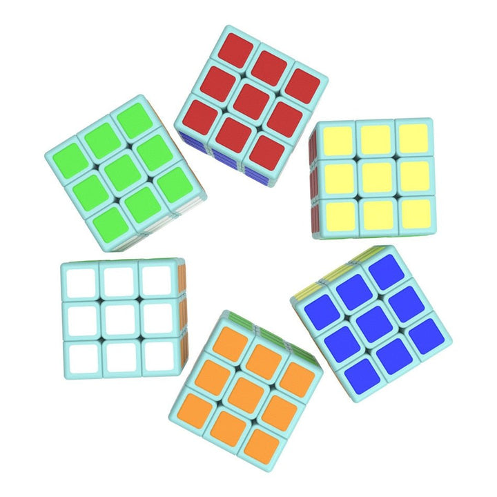 Rubik's Cube Cubelab 1cm Mini Magic Cube Tiny 3x3 Professional 1 CM Speed Cube Magic Cube Puzzle Blue Pink Black Toys For Children Kids Gift