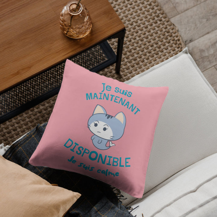 Custom Cushion Cover Emotion Management Available, Not Available Calm for Kids 18x18 Double-Sided Print (Pillow cover ONLY) - Madee's Boutique Madee's Boutique