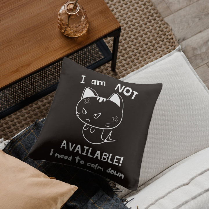 Custom Cushion Cover Emotion Management Available, Not Available Calm for Kids 18x18 Double-Sided Print (Pillow cover ONLY) - Madee's Boutique Madee's Boutique
