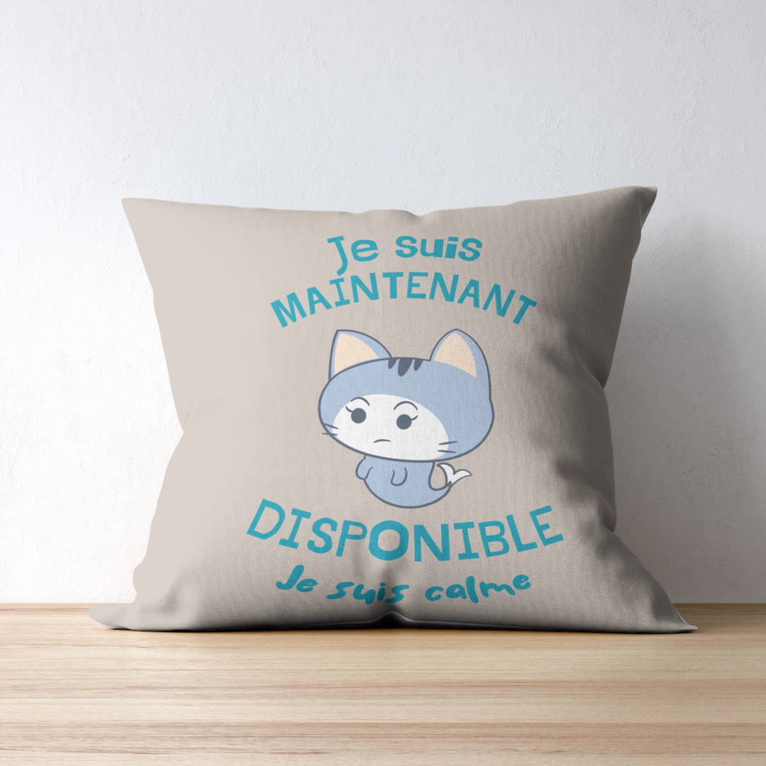 Custom Cushion Cover Emotion Management Available, Not Available Calm for Kids 18x18 Double-Sided Print (Pillow cover ONLY) - Madee's Boutique Madee's Boutique