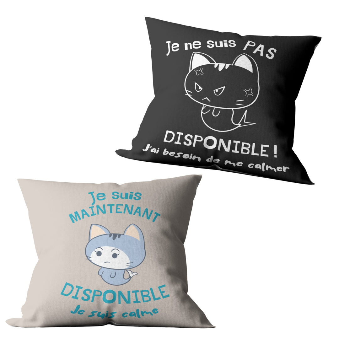 Custom Cushion Cover Emotion Management Available, Not Available Calm for Kids 18x18 Double-Sided Print (Pillow cover ONLY) - Madee's Boutique Madee's Boutique