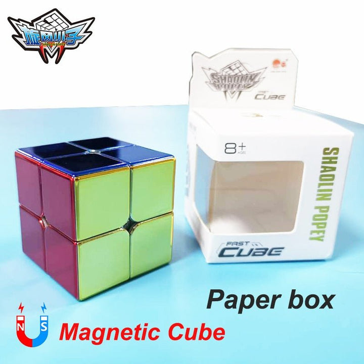Rubik's Cube Cyclone Boys Cube magique magnétique placage 3x3x3 4x4 2x2 jouets de Puzzle de vitesse professionnels 3x3 accessoires 3 × 3 4 × 4 2 × 2 Cubo Magico