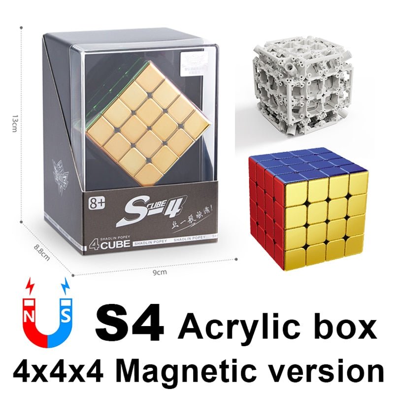 Rubik's Cube Cyclone Boys Cube magique magnétique placage 3x3x3 4x4 2x2 jouets de Puzzle de vitesse professionnels 3x3 accessoires 3 × 3 4 × 4 2 × 2 Cubo Magico