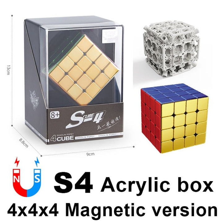 Rubik's Cube Cyclone Boys Cube magique magnétique placage 3x3x3 4x4 2x2 jouets de Puzzle de vitesse professionnels 3x3 accessoires 3 × 3 4 × 4 2 × 2 Cubo Magico