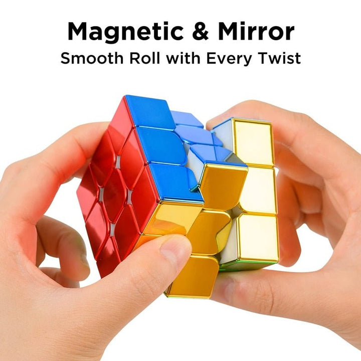 Rubik's Cube Cyclone Boys Cube magique magnétique placage 3x3x3 4x4 2x2 jouets de Puzzle de vitesse professionnels 3x3 accessoires 3 × 3 4 × 4 2 × 2 Cubo Magico