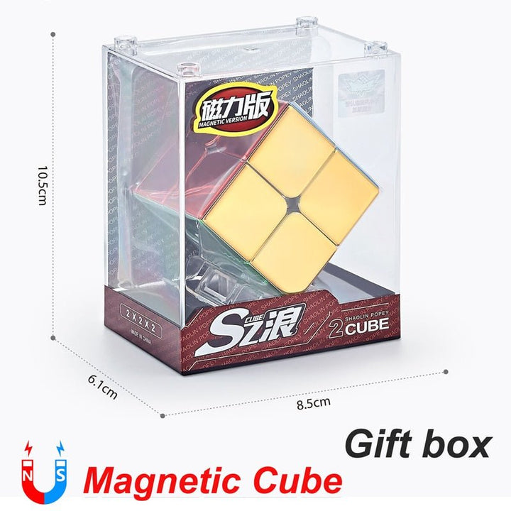 Rubik's Cube Cyclone Boys Cube magique magnétique placage 3x3x3 4x4 2x2 jouets de Puzzle de vitesse professionnels 3x3 accessoires 3 × 3 4 × 4 2 × 2 Cubo Magico