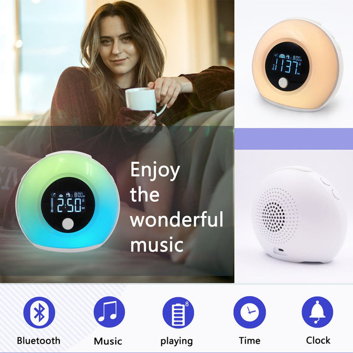 Digital Fluorescent lights Music Alarm Clock - Madee's Boutique Alarm Clock Madee's Boutique alarm clock alarm clock for teencadranColorful