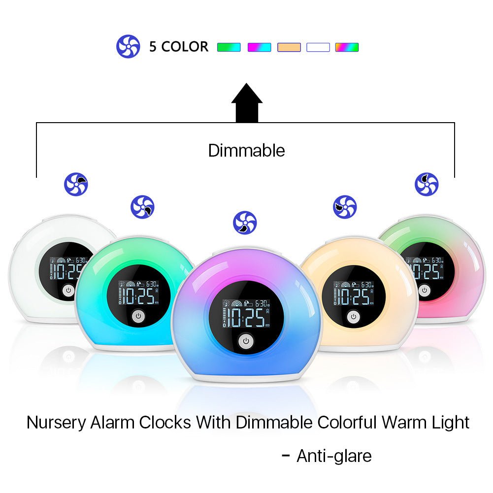 Digital Fluorescent lights Music Alarm Clock - Madee's Boutique Alarm Clock Madee's Boutique alarm clock alarm clock for teencadranColorful