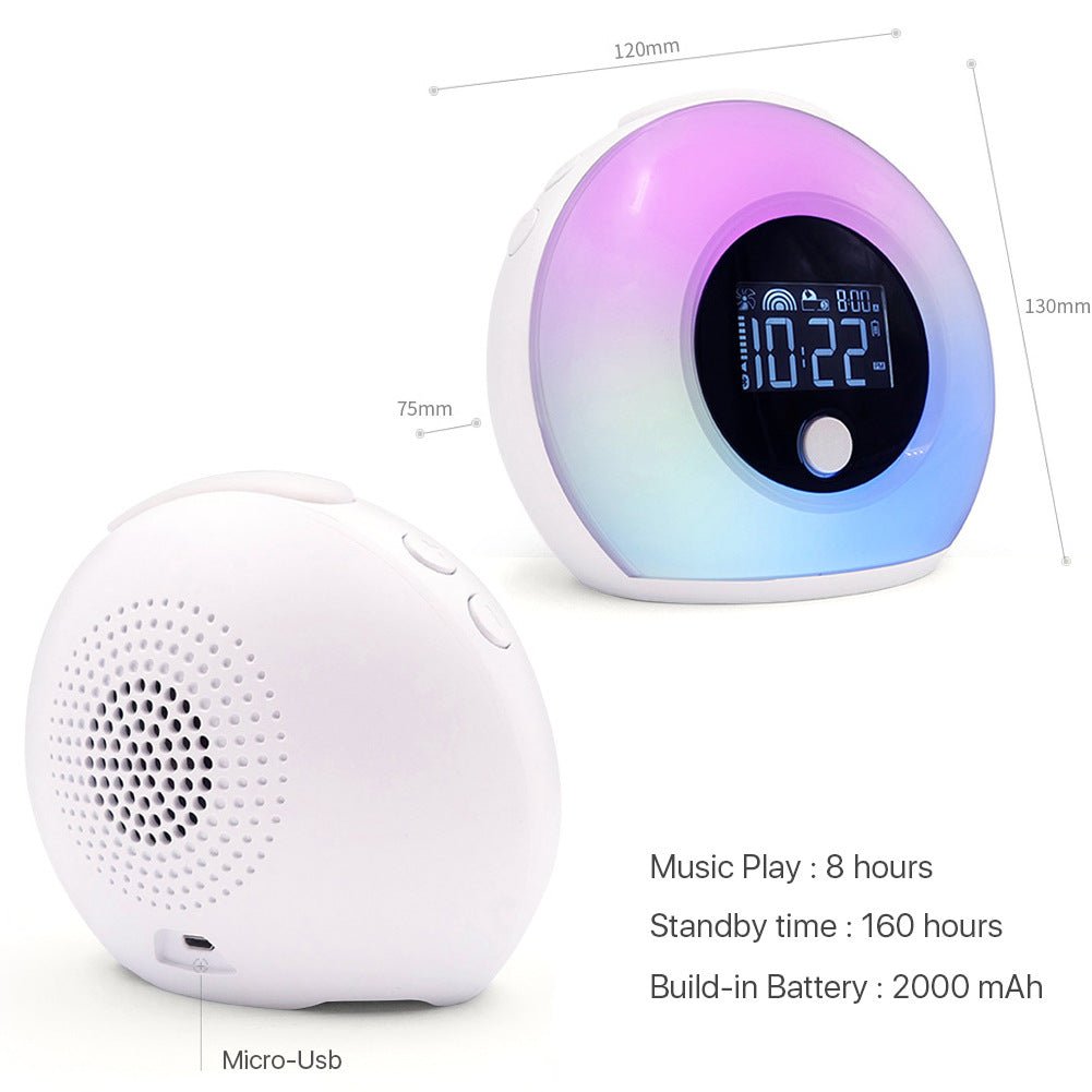 Digital Fluorescent lights Music Alarm Clock - Madee's Boutique Alarm Clock Madee's Boutique alarm clock alarm clock for teencadranColorful