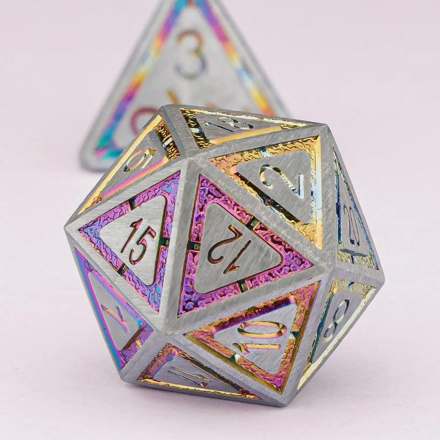 DND Metal Dice Set Dungeon and Dragon Suitable for Smooth Rolling in RPG and Table Games - Madee's Boutique Madee's Boutique DS