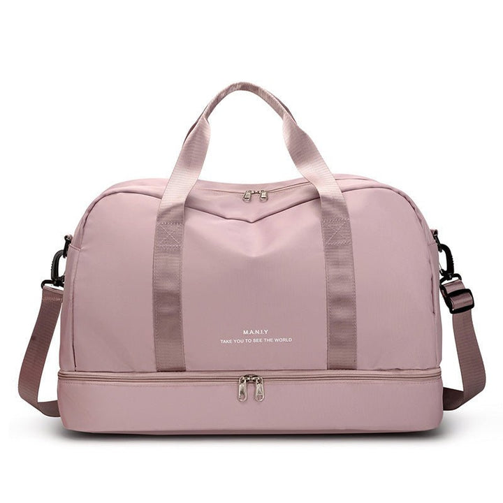 Expandable Travel Bags Dry And Wet Separation Sports Fitness Handbag Women's Large Capacity Totes For Weekend Overnight Shoulder Bag - Madee's Boutique Handbag Madee's Boutique