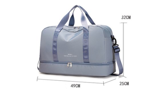 Expandable Travel Bags Dry And Wet Separation Sports Fitness Handbag Women's Large Capacity Totes For Weekend Overnight Shoulder Bag - Madee's Boutique Handbag Madee's Boutique