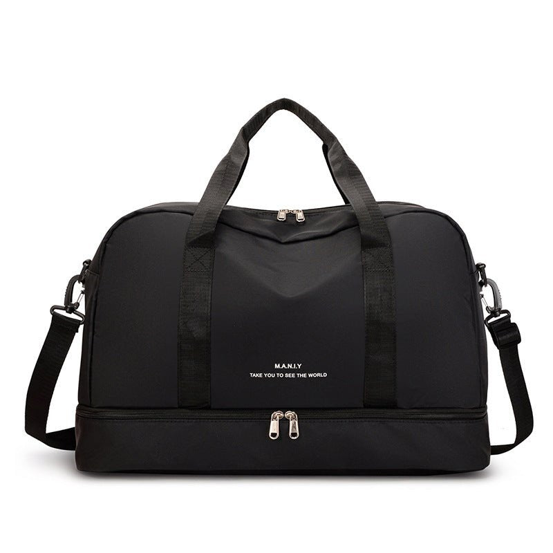 Expandable Travel Bags Dry And Wet Separation Sports Fitness Handbag Women's Large Capacity Totes For Weekend Overnight Shoulder Bag - Madee's Boutique Handbag Madee's Boutique