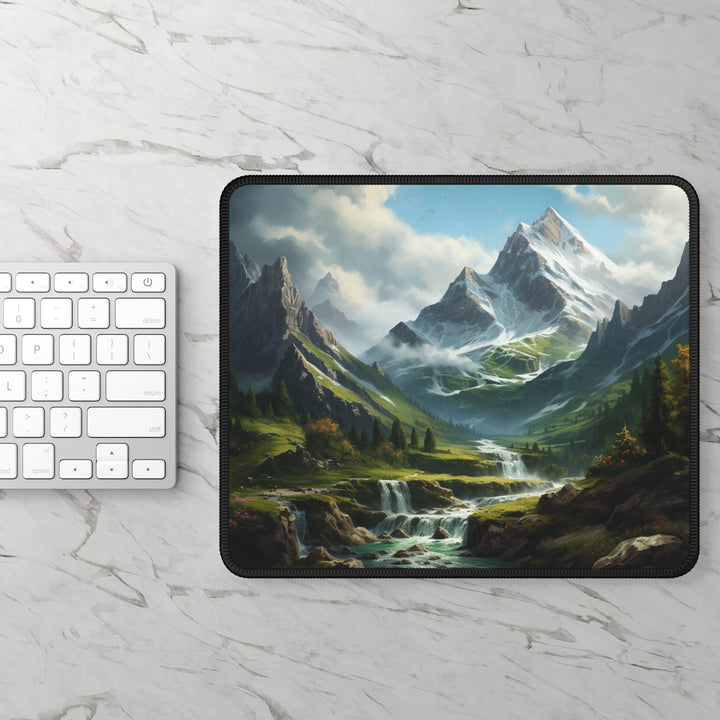 Landscape River And Mountains Mouse Pad MADEE'S EXCLUSIVES - Madee's Boutique Home Decor Printify Accessories best secret santa gifts