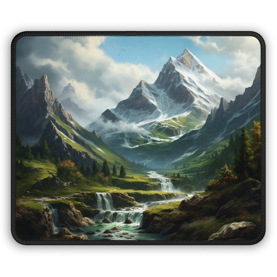 Landscape River And Mountains Mouse Pad MADEE'S EXCLUSIVES - Madee's Boutique Home Decor Printify Accessories best secret santa gifts