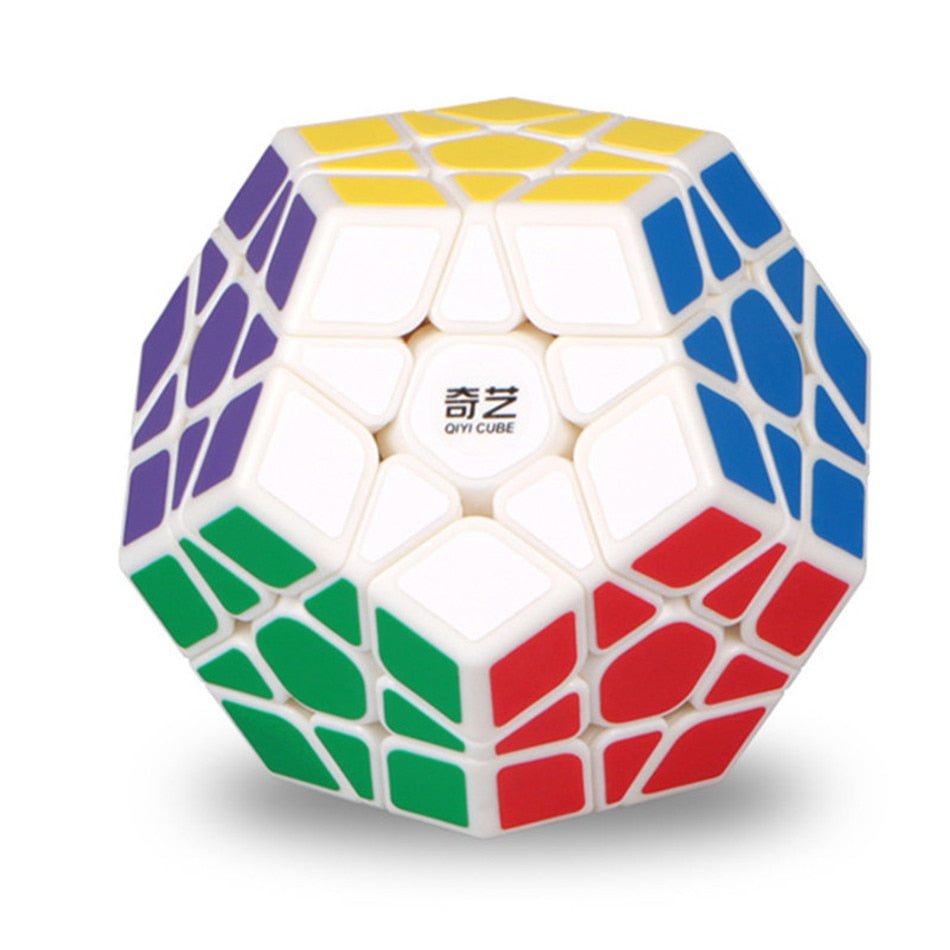 Megaminx Magic Cube 3x3 Stickerless Dodecahedron Speed Cubes Brain Teaser Twist Puzzle Toy - Madee's Boutique Madee's Boutique