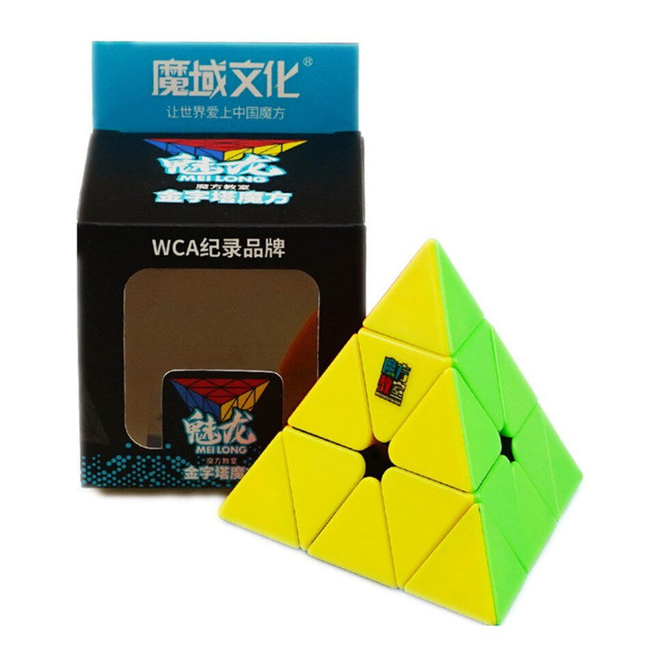 Moyu Meilong 3x3 Pyramid Stickerless Speed Magic Cube Educational For Children Kids Gift Toy - Madee's Boutique Madee's Boutique