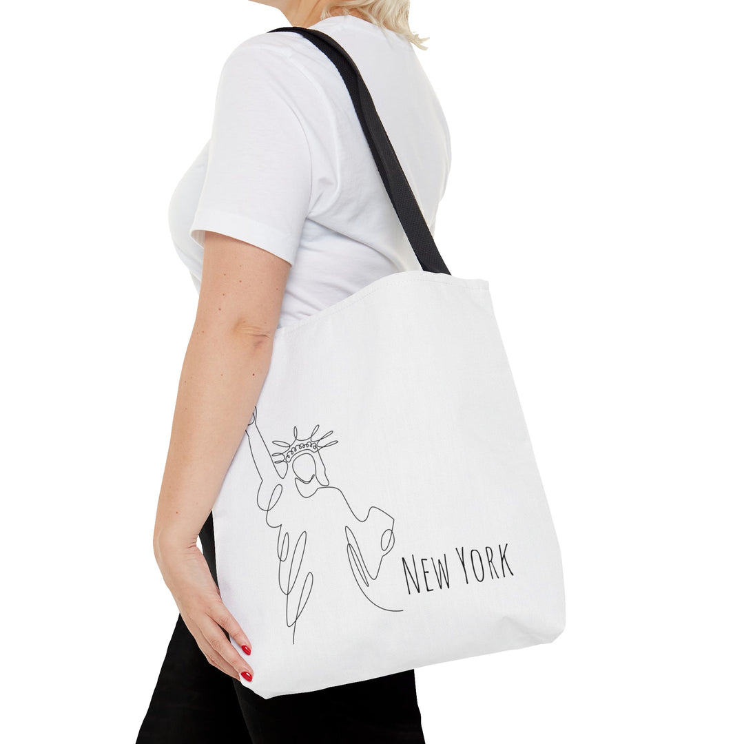 New York City Large Tote Bag - Madee's Boutique Bags Printify Accessories aesthetic tote bag
