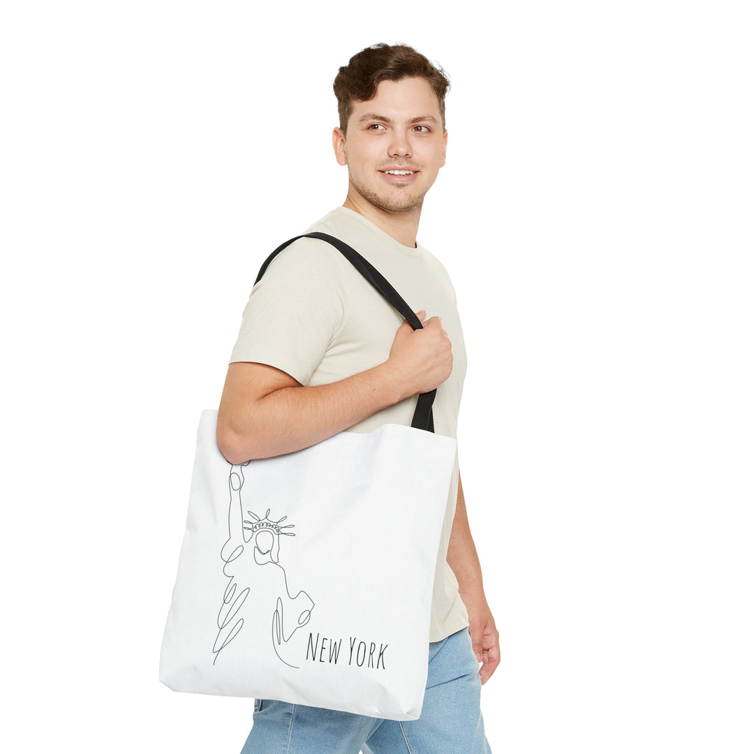 New York City Large Tote Bag - Madee's Boutique Bags Printify Accessories aesthetic tote bag