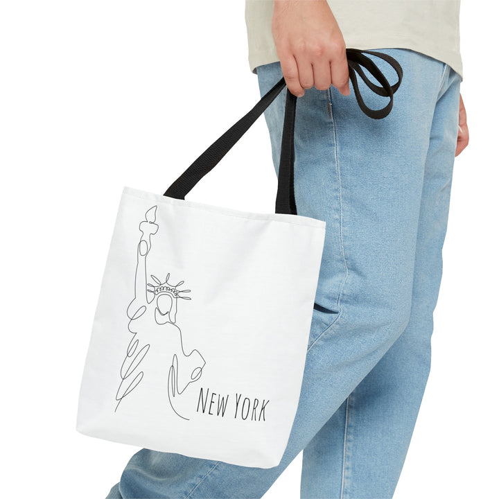 New York City Large Tote Bag - Madee's Boutique Bags Printify Accessories aesthetic tote bag