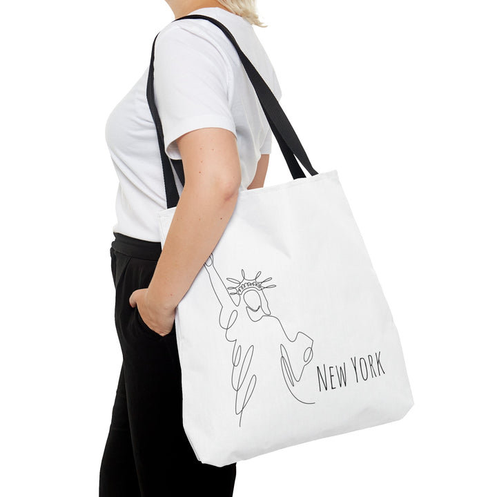 New York City Large Tote Bag - Madee's Boutique Bags Printify Accessories aesthetic tote bag