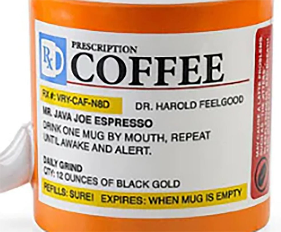 Novelty Prescription Pill Bottle Coffee Mug - Madee's Boutique Mugs Madee's Boutique