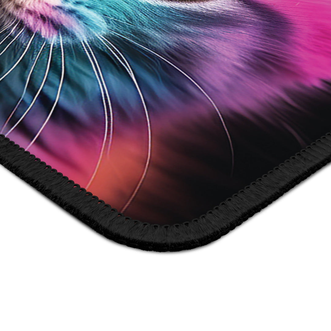 Personalized Cat Rainbow Gaming Mouse Pad - Madee's Boutique Home Decor Print On Demand Partners Accessories Desk