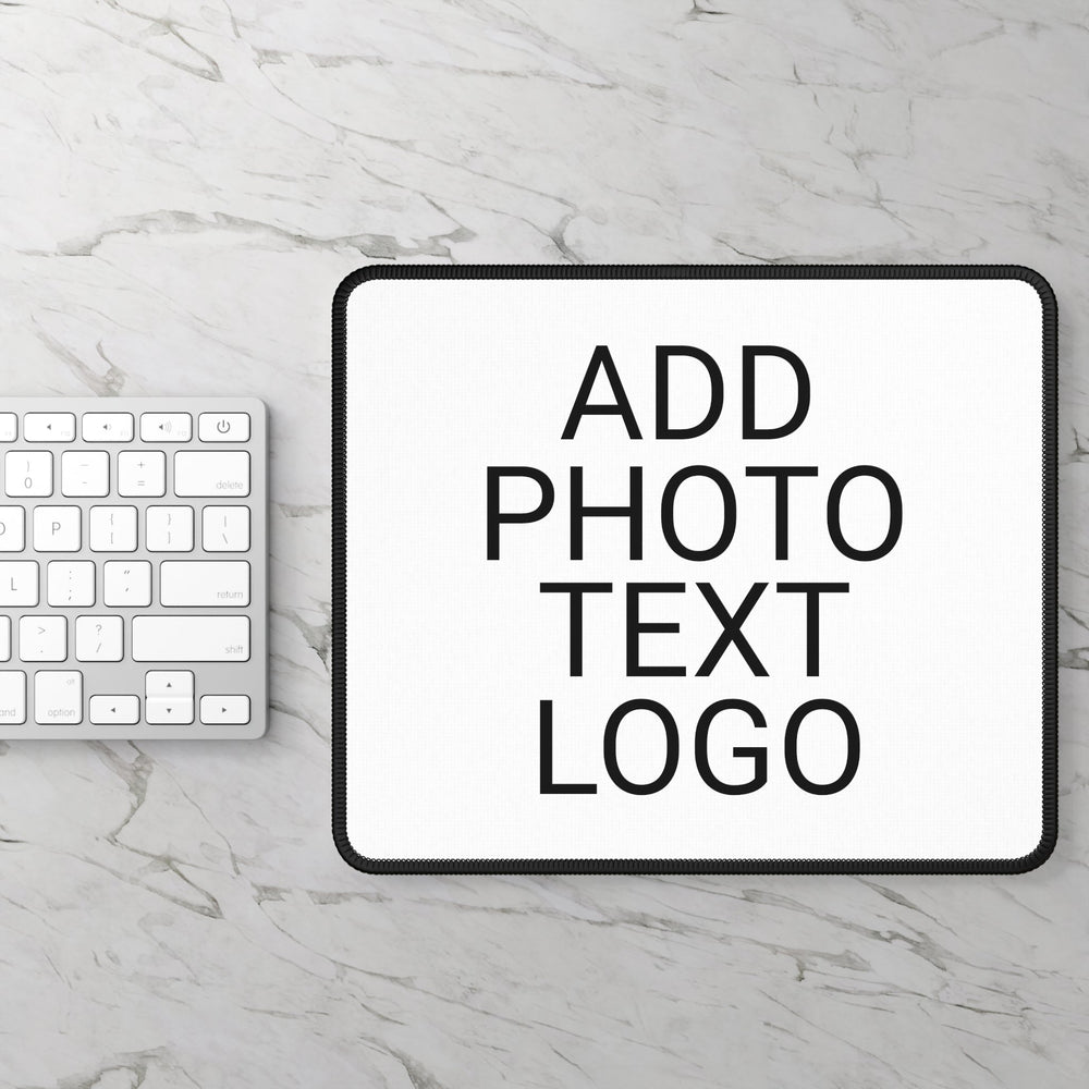 Personalized Mouse Pad Add Photo Text Logo - Madee's Boutique Home Decor Printify Accessories Desk