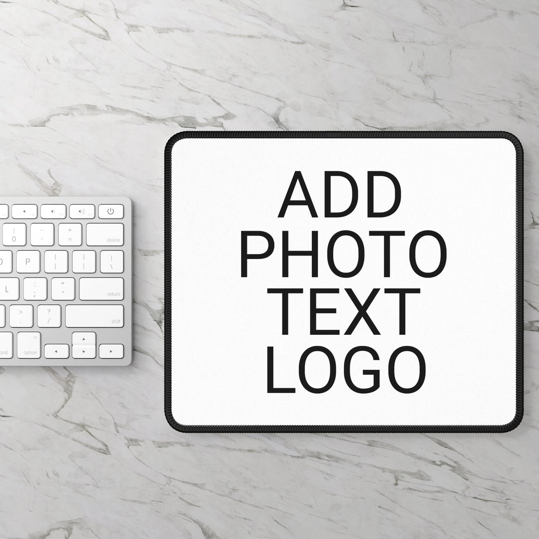 Personalized Mouse Pad Add Photo Text Logo - Madee's Boutique Home Decor Printify Accessories Desk