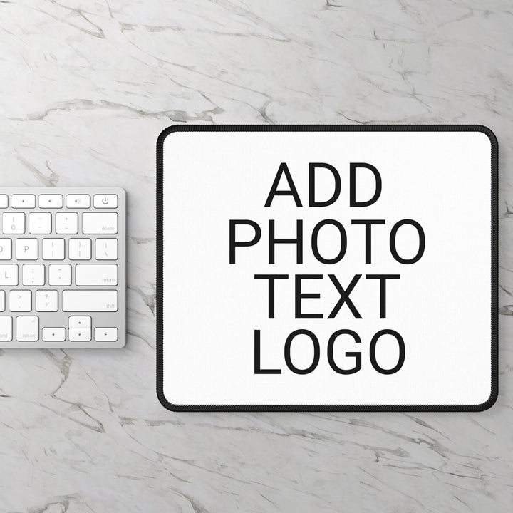 Personalized Mouse Pad Add Photo Text Logo - Madee's Boutique Home Decor Printify Accessories Desk
