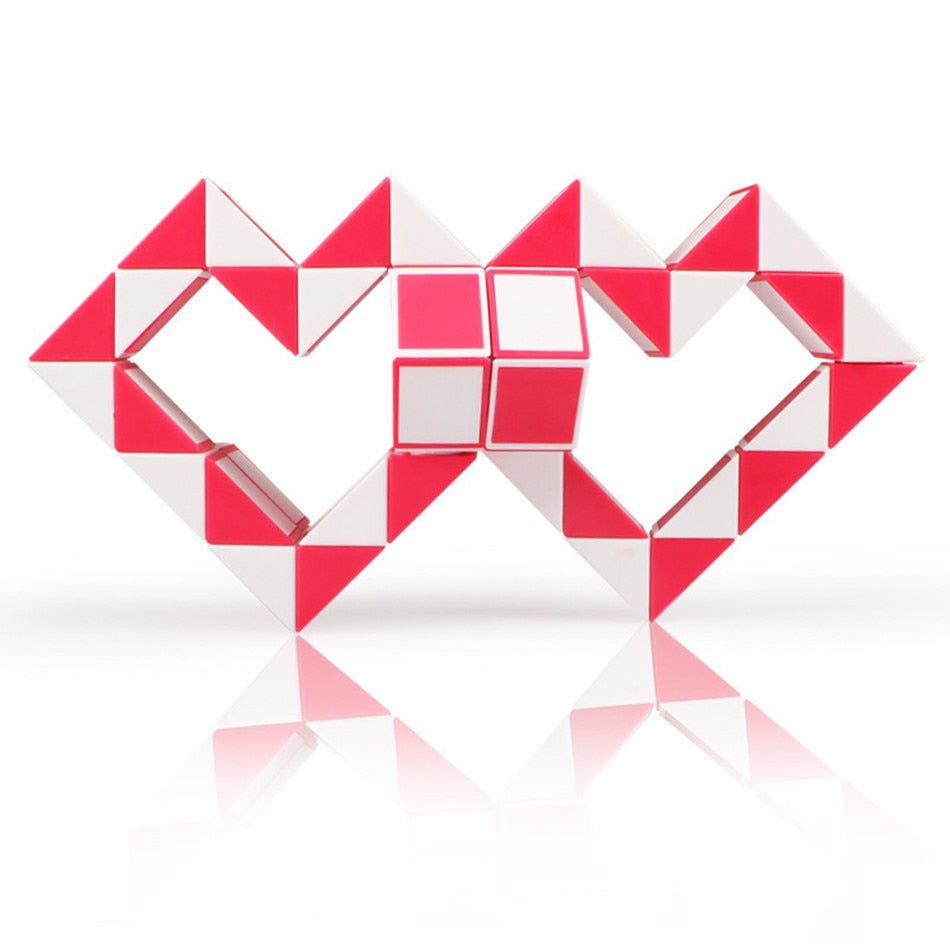 QIYI 24 Segment Magic Rule Snake Cubes Elasticity Elastic changed Popular Twist Transformable Kid Puzzle Toy for Children - Madee's Boutique Madee's Boutique
