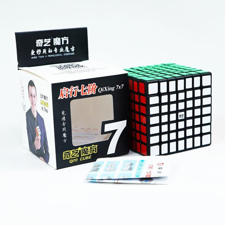 Qiyi 3x3x3 4x4x4 5x5x5 Professonal Magic Cube Black Sticker Speed Cube Puzzle Learnning Cubo Magico Toys for Children Kids Gifts - Madee's Boutique Madee's Boutique