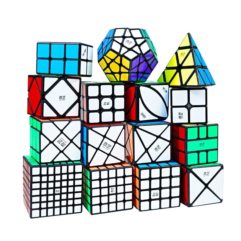 Qiyi 3x3x3 4x4x4 5x5x5 Professonal Magic Cube Black Sticker Speed Cube Puzzle Learnning Cubo Magico Toys for Children Kids Gifts - Madee's Boutique Madee's Boutique