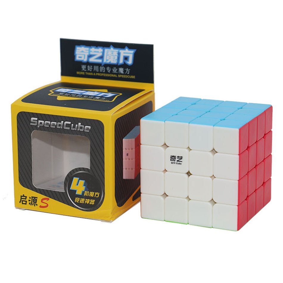 QiYi QiYuan 4x4 V2 V3 Speed Cube 4x4x4 Puzzle Speed Magic Cube Rubiks Cube 4Layers Speed Cube Professional Puzzle - Madee's Boutique Madee's Boutique DS rubik cube rubiks cube