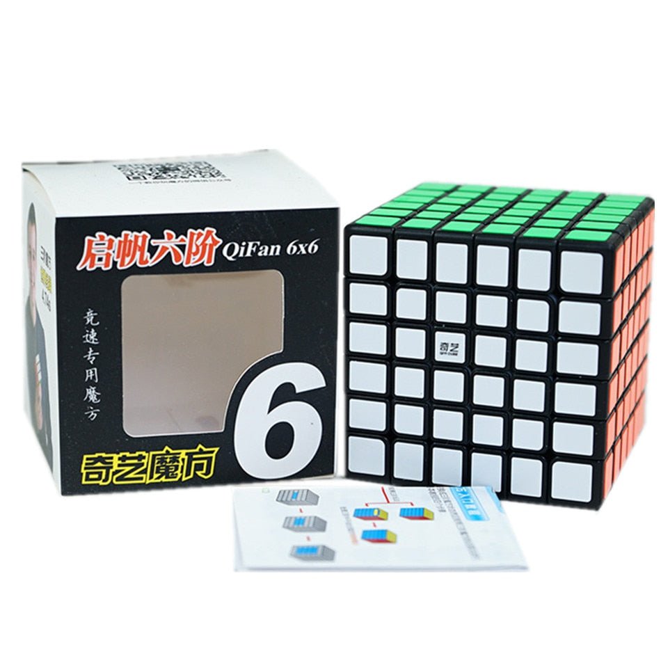 QIYI Speed Magic Cube 3x3x3 4x4x4 5x5x5 Puzzle Black Stickers Magic Cube Education Learnning Cubo Magico Toys For Children Kids - Madee's Boutique Madee's Boutique