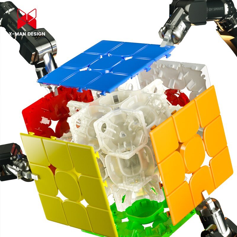 QiYi XMAN Tornado V3 Pioneer UV 3x3x3 Maglev Magnetic Magic Cube Professional 3x3 Speed Puzzle 3×3 Toy Original Accessories Cubo - Madee's Boutique Madee's Boutique
