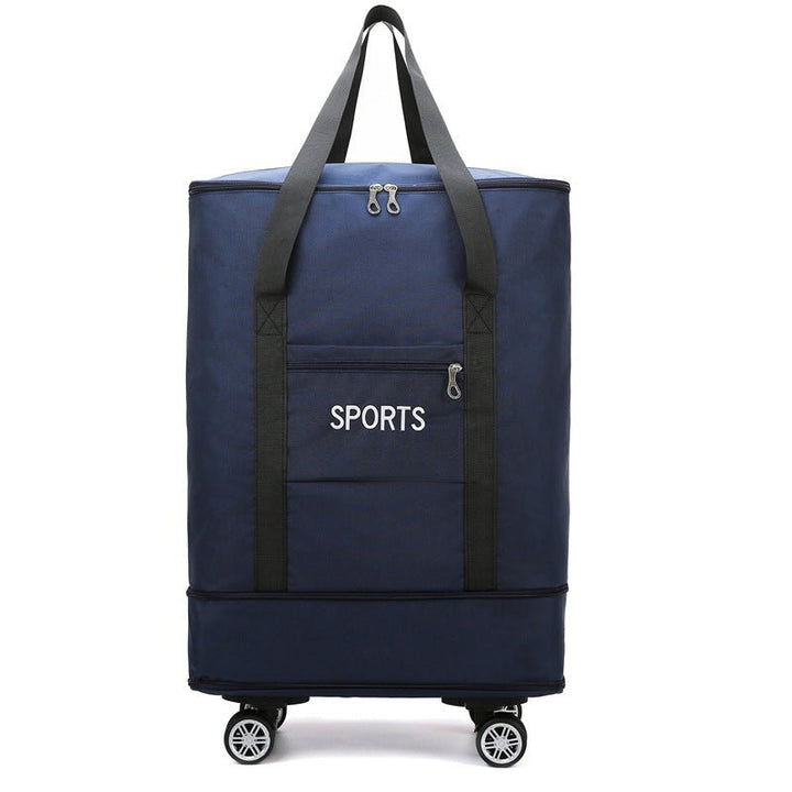 Removable Universal Wheel Large Capacity Expansion Storage Bag - Madee's Boutique AMAZON AMAZON Blue