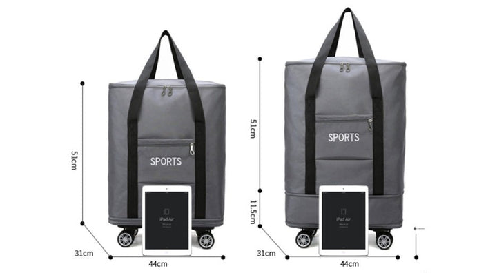 Removable Universal Wheel Large Capacity Expansion Storage Bag - Madee's Boutique AMAZON AMAZON Blue