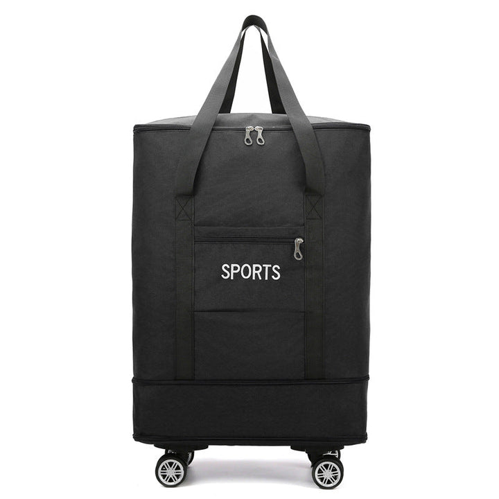 Removable Universal Wheel Large Capacity Expansion Storage Bag - Madee's Boutique AMAZON AMAZON Black