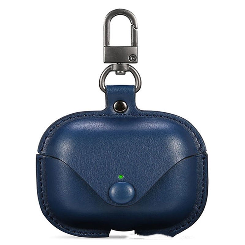 Solid Color Leather Bluetooth Earphone Case - Madee's Boutique Air Pod Cases Madee's Boutique