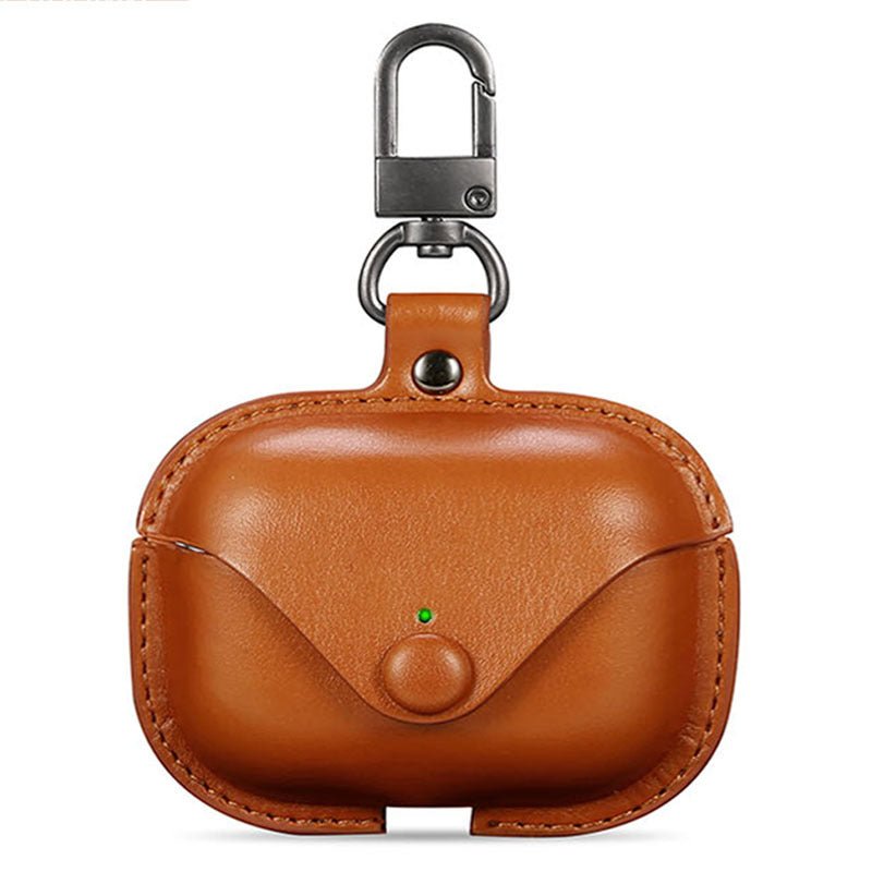 Solid Color Leather Bluetooth Earphone Case - Madee's Boutique Air Pod Cases Madee's Boutique