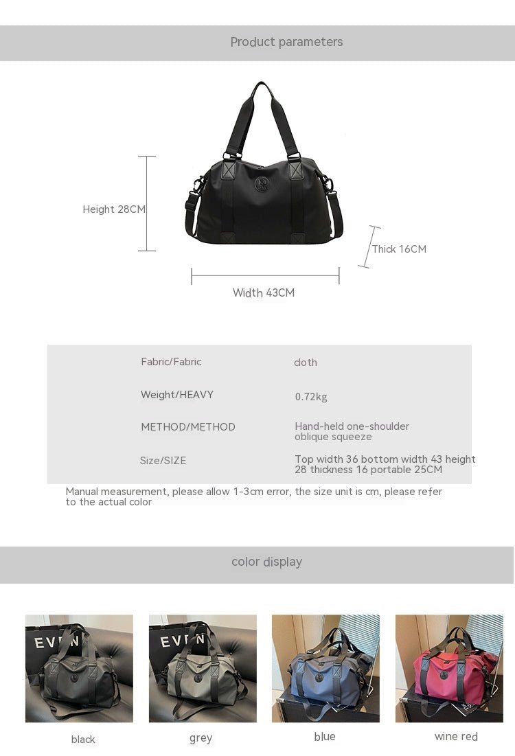 Travel Bag Fashion Large Capacity Waterproof Short Distance - Madee's Boutique AMAZON AMAZON Blue